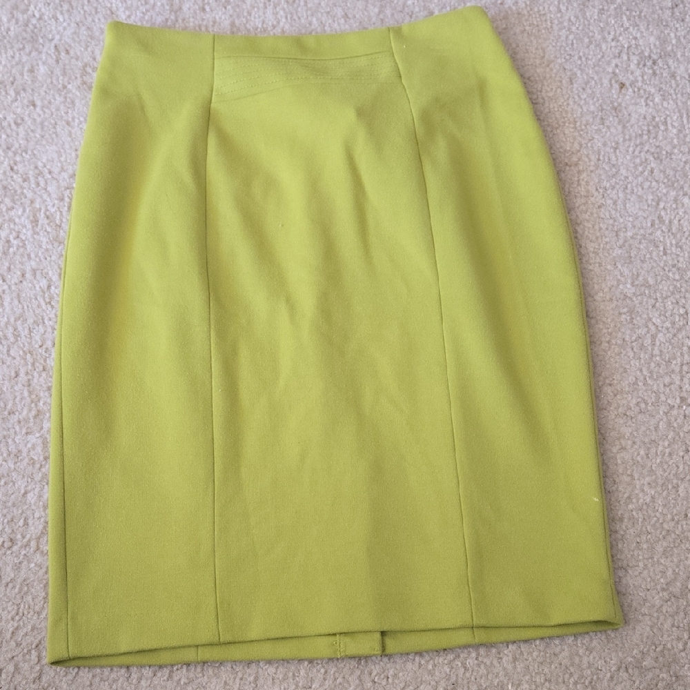 Premise Vibrant Green Pencil Skirt